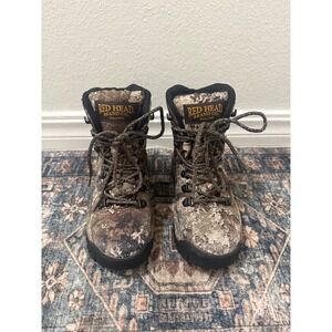 RedHead Youth Camo Hunting Boots 3M Thinsulate Waterproof True Timber Strata 3Y